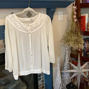 Ivory colored Chico’s Blouse